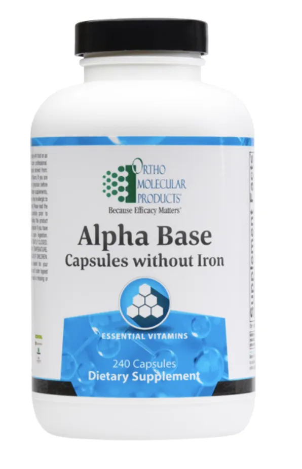 Alpha Base Capsules without Iron