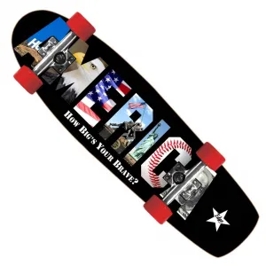 AMERICA How Big's Your Brave Skateboard Cruiser Complete