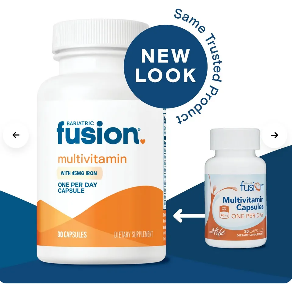 Bariatric Fusion One Per Day Multivitamin with Iron 90 Capsules