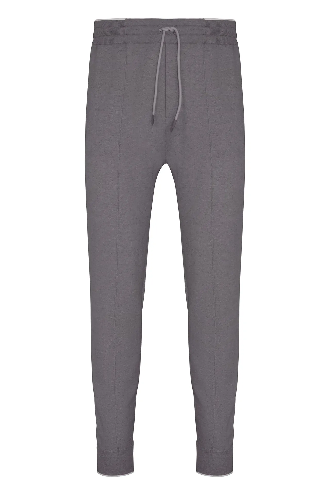 Cashmere-Blend Knit Hooded Sweater & Jogger in Navy