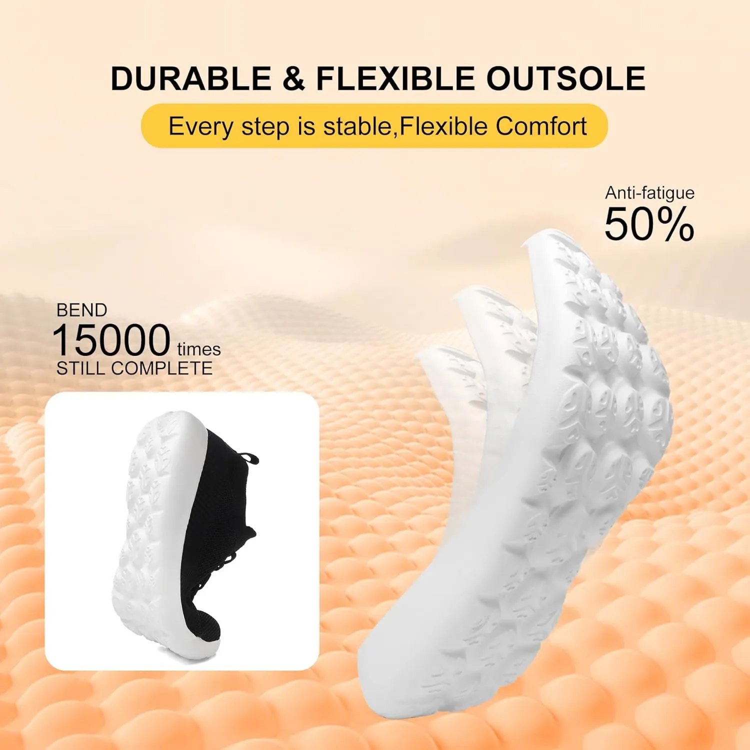 Grand Attack Walking Tennis Shoes for Women-Non Slip On Breathable Mesh Sneakers,Comfort&Lightweight Soft Sole