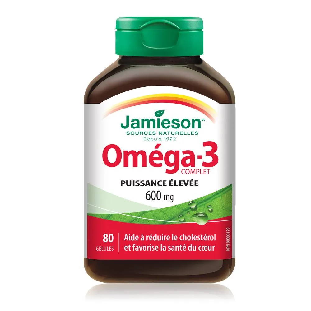 Jamieson Extra Strength Omega-3 600mg softgels