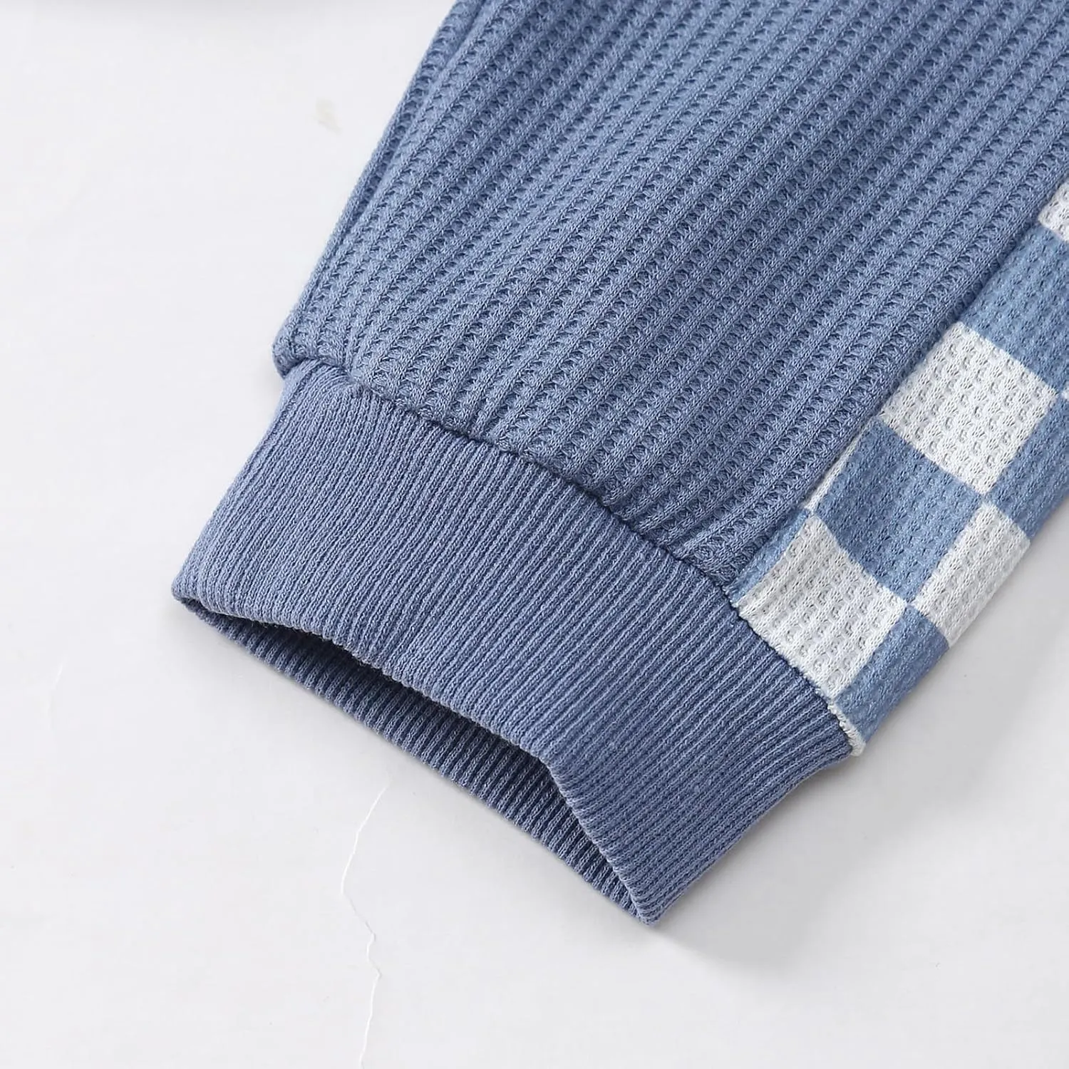 Kid Toddler Boy Clothes Color Block Sweatshirt and Casual Pants 2Pcs Boys Fall Winter Outfits 1-5T