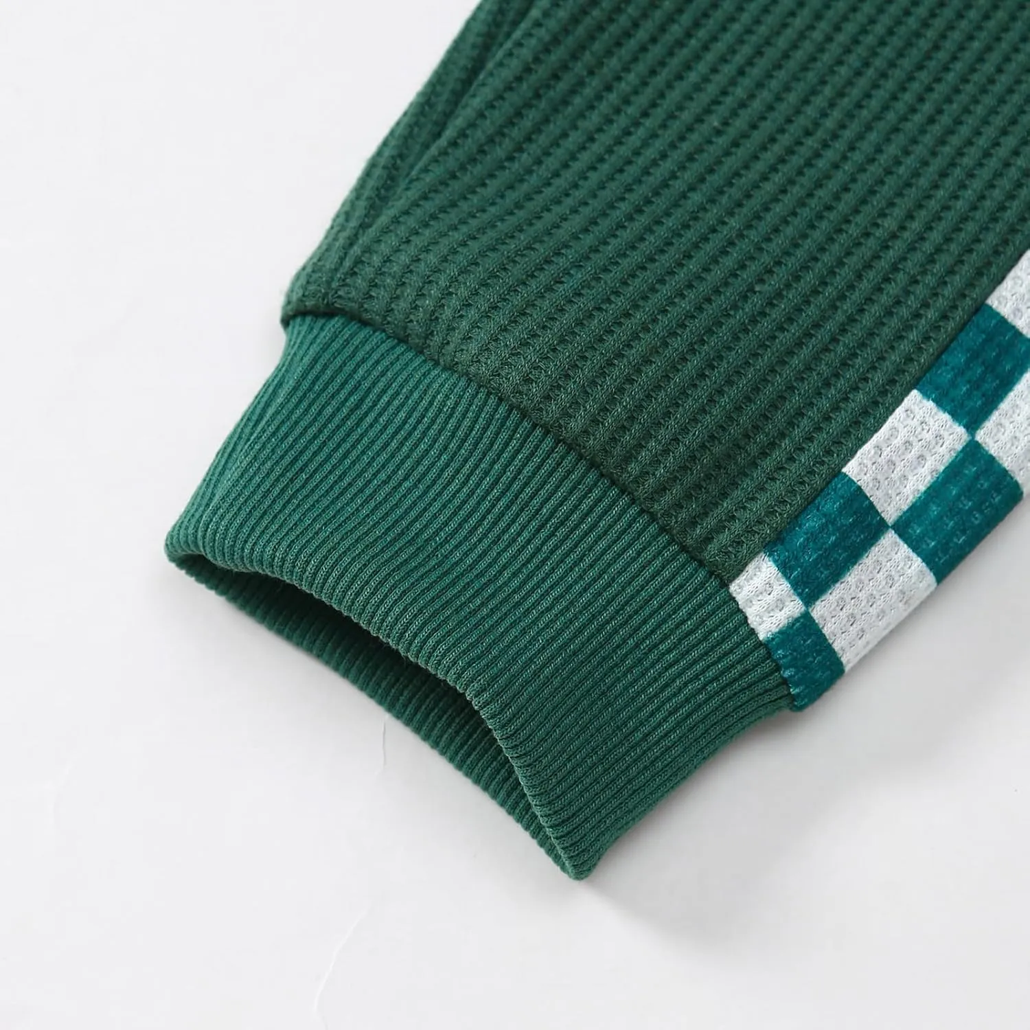 Kid Toddler Boy Clothes Color Block Sweatshirt and Casual Pants 2Pcs Boys Fall Winter Outfits 1-5T