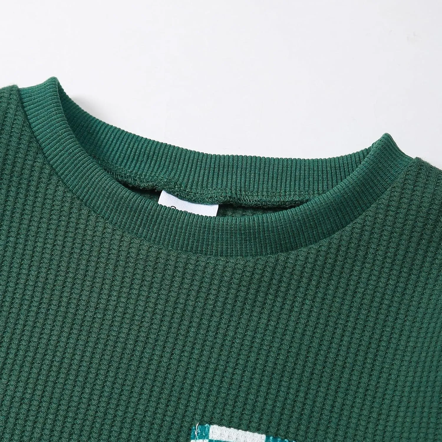 Kid Toddler Boy Clothes Color Block Sweatshirt and Casual Pants 2Pcs Boys Fall Winter Outfits 1-5T
