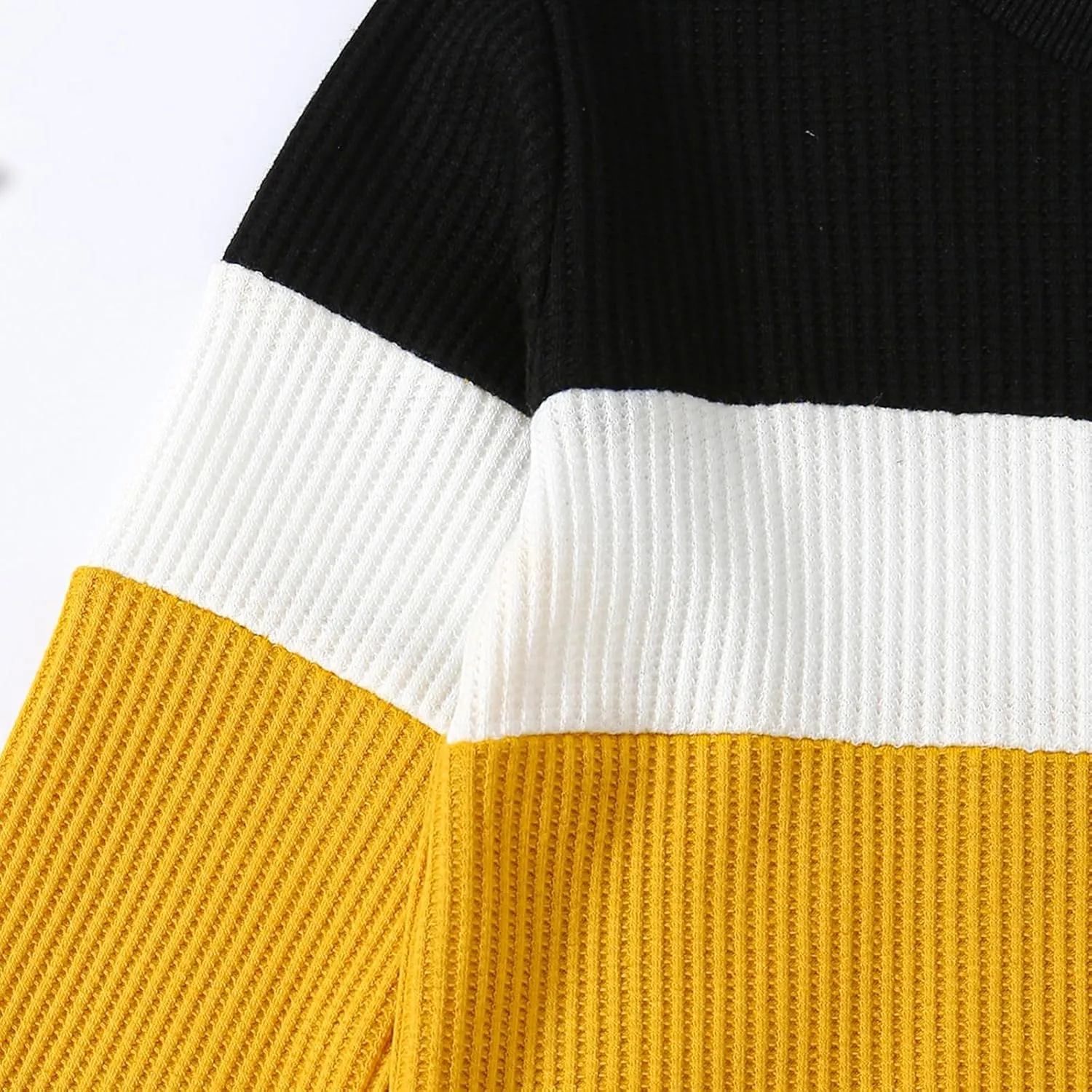 Kid Toddler Boy Clothes Color Block Sweatshirt and Casual Pants 2Pcs Boys Fall Winter Outfits 1-5T