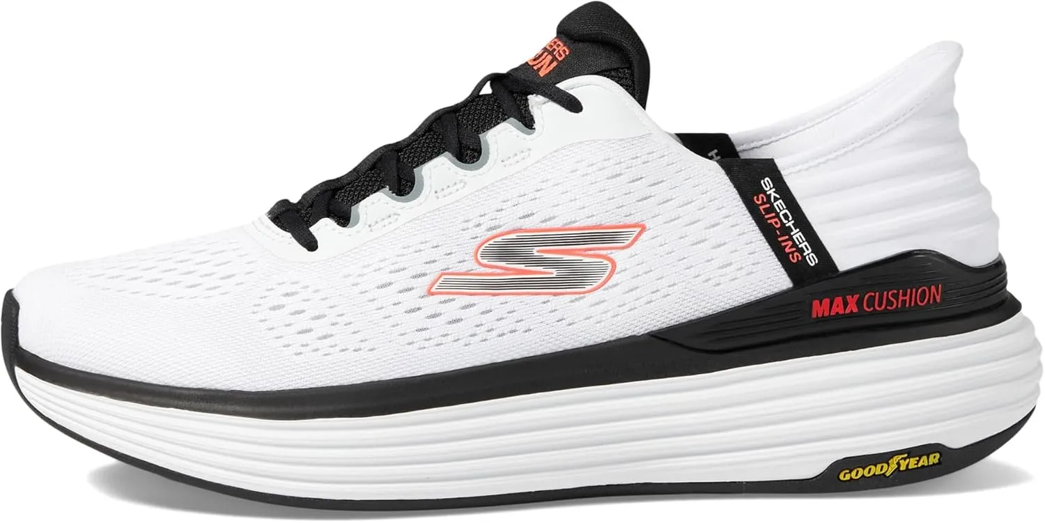 Skechers Men's Hands Free Slip-ins Max Cushioning Suspension-Linear Focus Sneaker