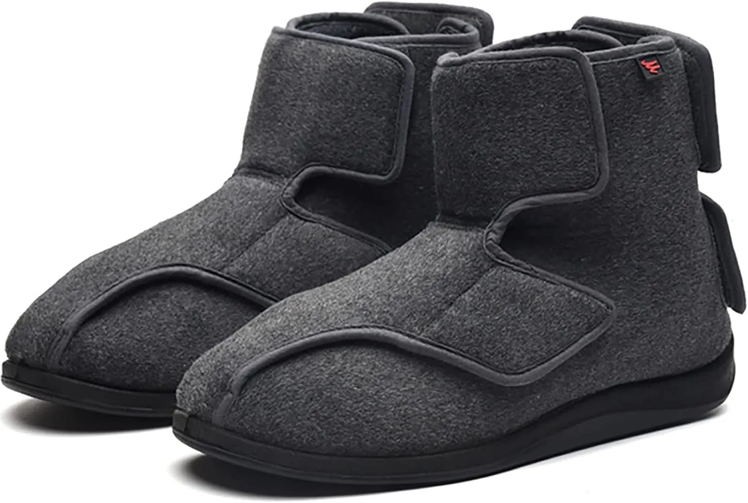 Walking Adjustable Diabetic Shoes,Men's Diabetic Boots High-top Adjustable Cloth Shoes Elderly Orthopedic Running Shoes Air Breathable Trainers House Shoes Men 11/Women 11.5