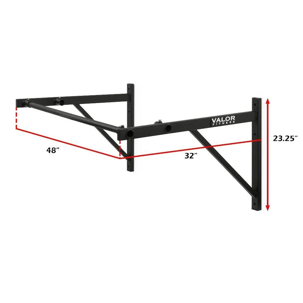 Wall Mounted 48" Standard Pull Up Bar
