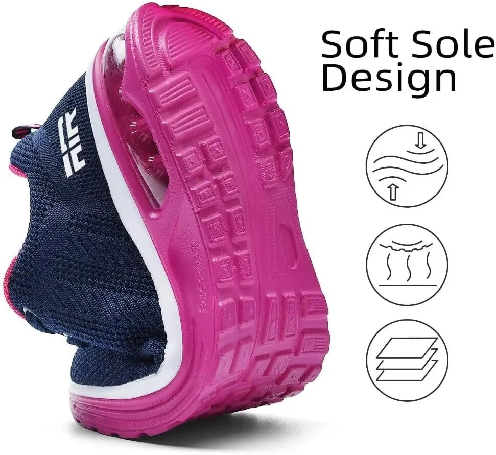 Womens Air Running Shoes Womens Walking Shoes Lightweight Women Sneakers Air Cushion Tennis Shoes for Gym Workout Sports