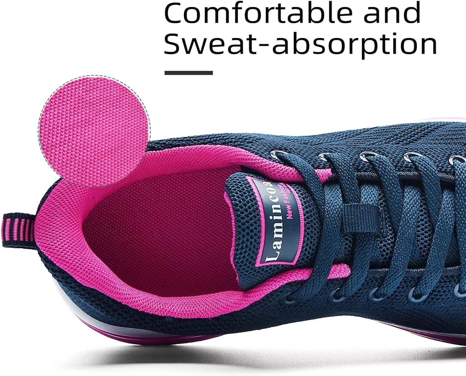 Womens Air Running Shoes Womens Walking Shoes Lightweight Women Sneakers Air Cushion Tennis Shoes for Gym Workout Sports
