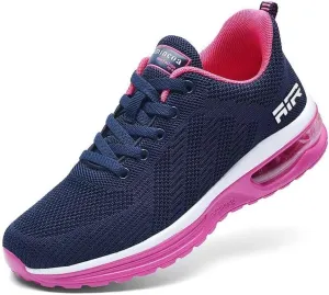 Womens Air Running Shoes Womens Walking Shoes Lightweight Women Sneakers Air Cushion Tennis Shoes for Gym Workout Sports