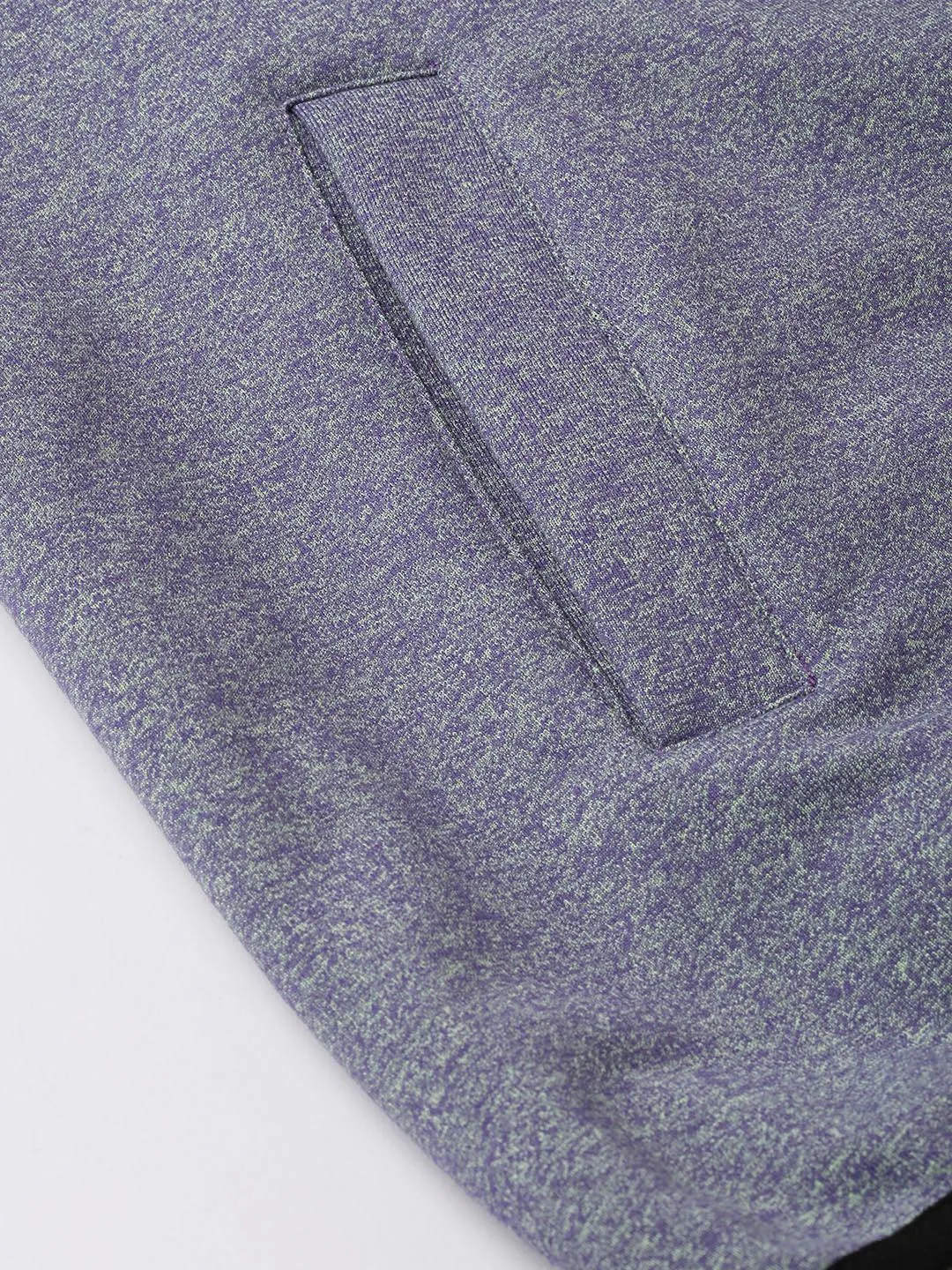Women's Melange Grey Bomber  Jackect
