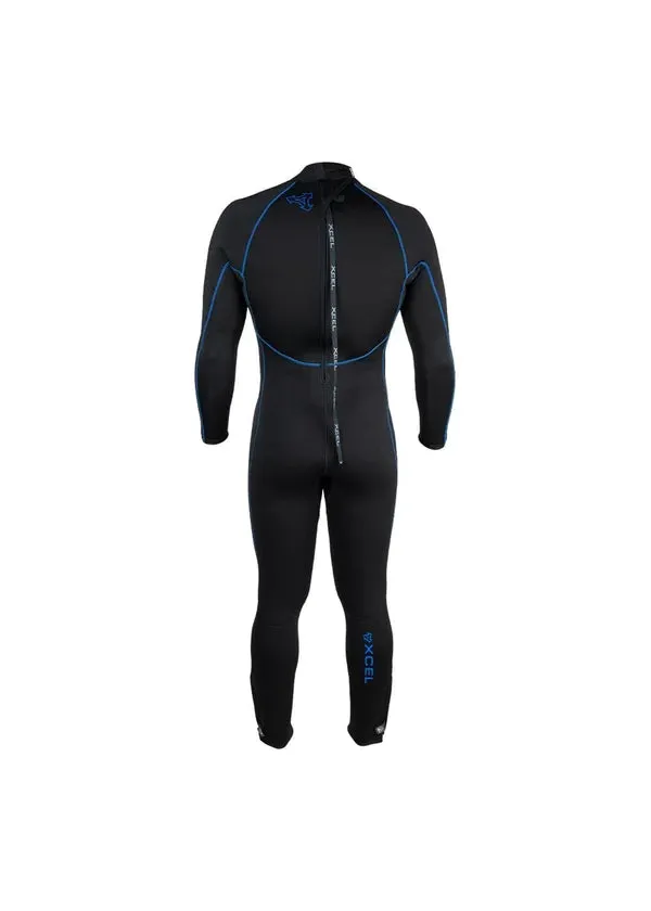 XCEL 7/6mm Hydroflex Men's Full Wetsuit for Scuba Diving